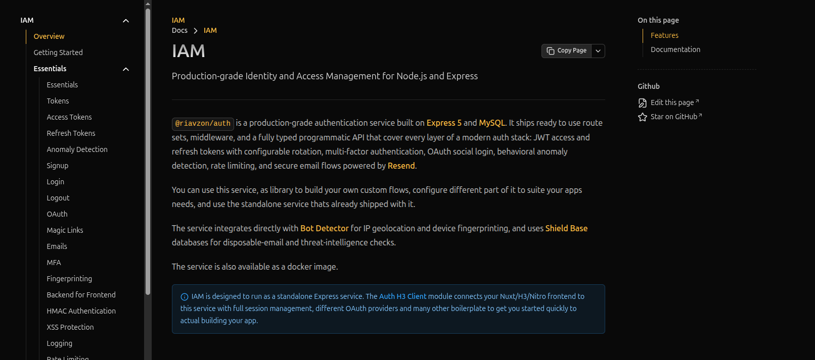 Auth Service project image