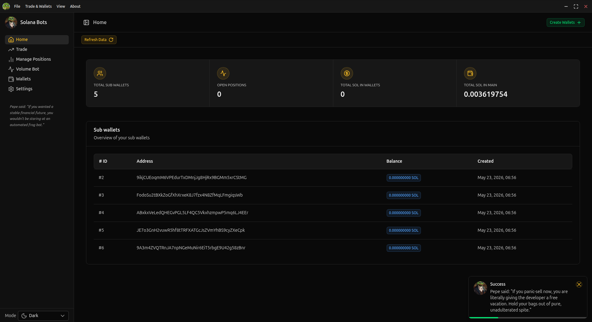 Solana Bots project image