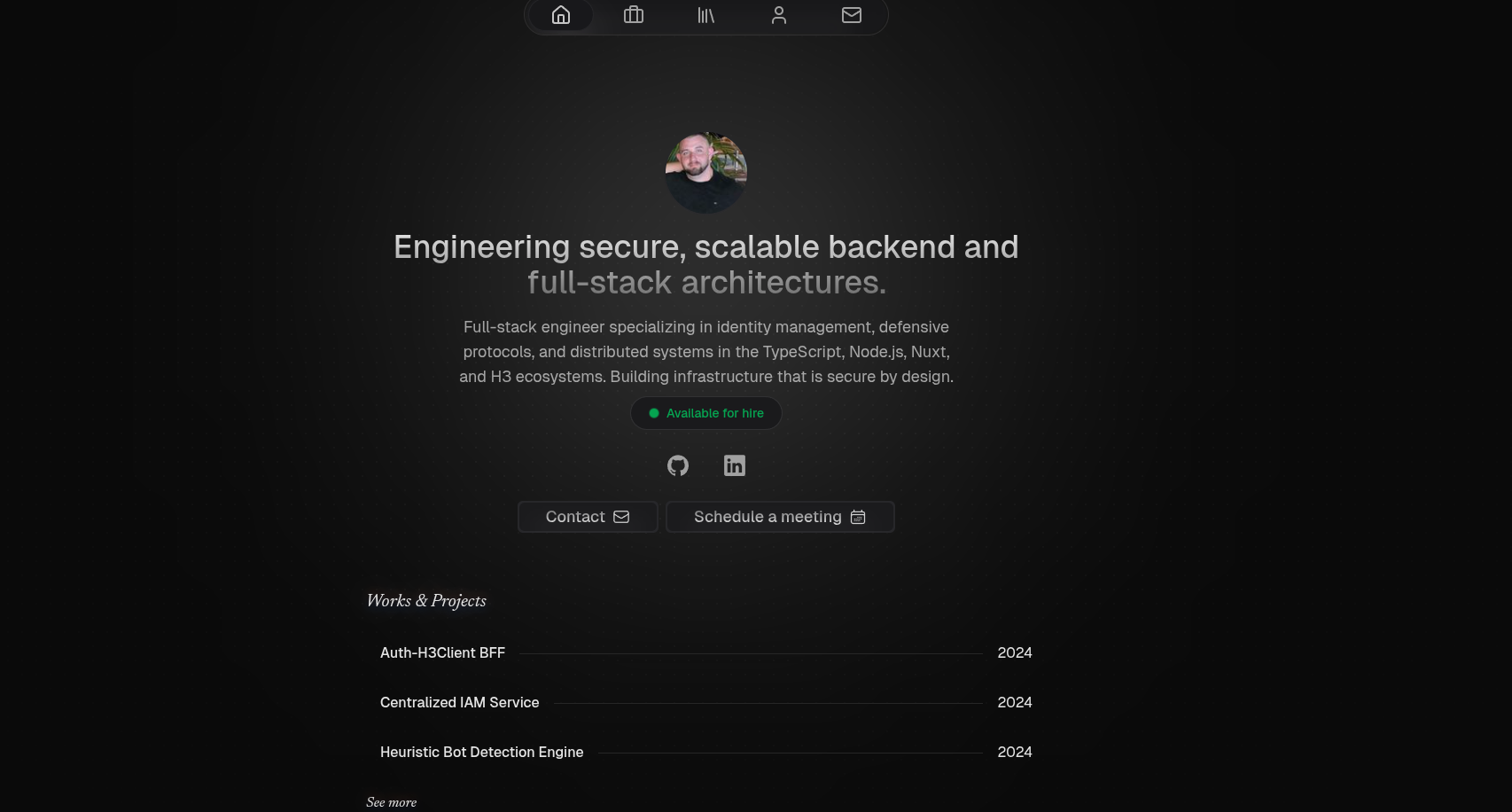 Personal Portfolio project image